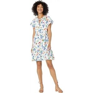 Maggy London  Mini Dress with Flutter Sleeve Floral Women's Size 6